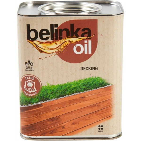 Belinka Oil Decking - масло для защиты и ухода за наружным деревянным настилом и садовой мебелью 0.75л купить с доставкой