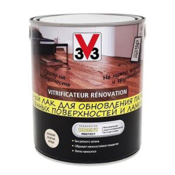Лак Renovation V33 для пола, 2.5л купить с доставкой