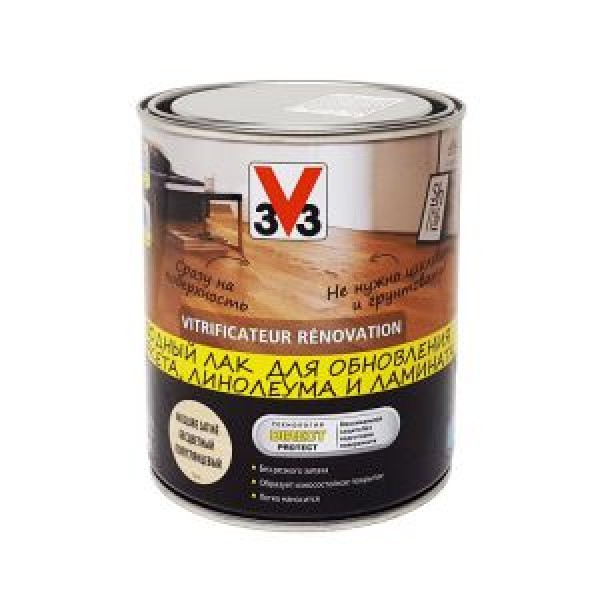 Лак Renovation V33 для пола, 0.75л купить с доставкой