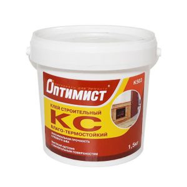 Клей КС термостойкий Оптимист, 1.5кг купить с доставкой