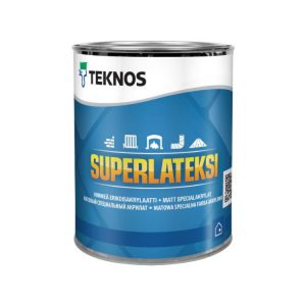 Краска Teknos Superlateksi, 0.9л купить с доставкой