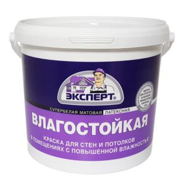 Краска Эксперт Влагостойкая, 7кг купить с доставкой