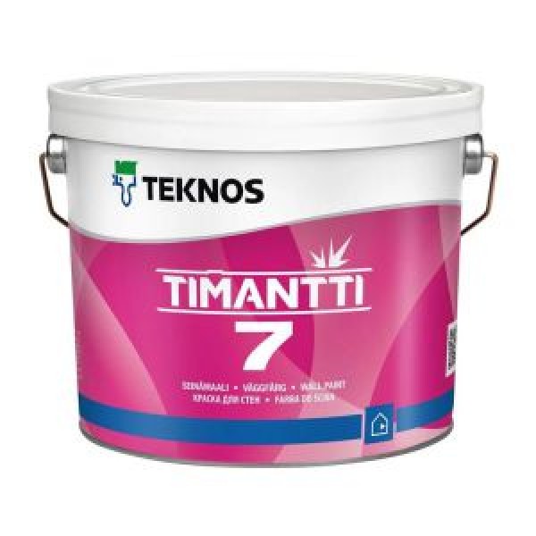Краска Teknos Timantti 7, 2.7л купить с доставкой
