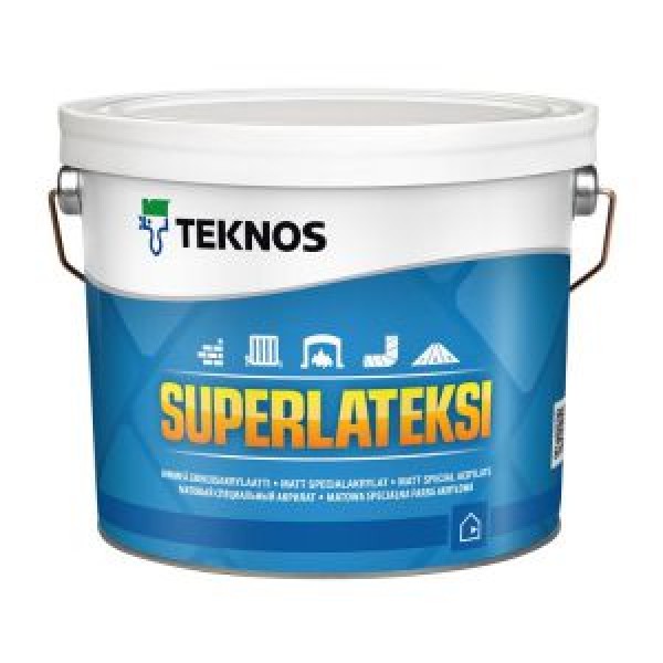 Краска Teknos Superlateksi, 2.7л купить с доставкой