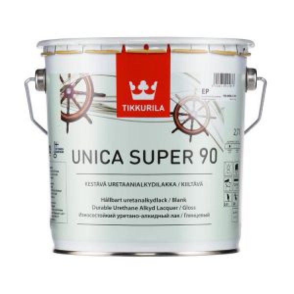 Лак Tikkurila Уника супер 90 гл, 2.7л купить с доставкой
