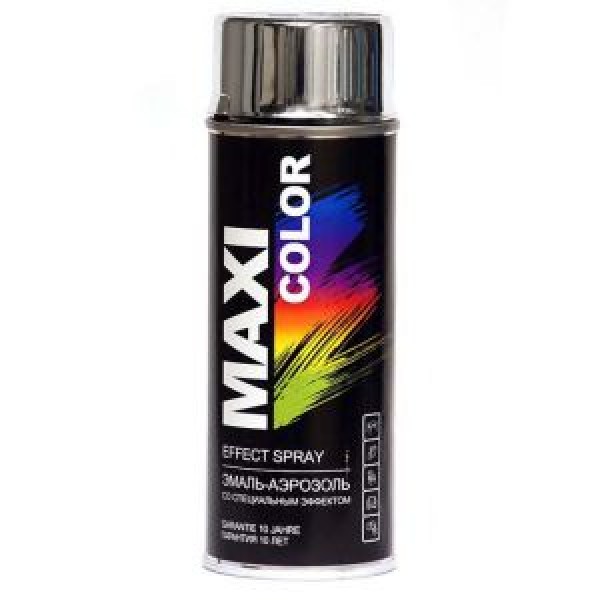Эмаль-аэрозоль хром-эффект MAXI COLOR, 0.4л купить с доставкой