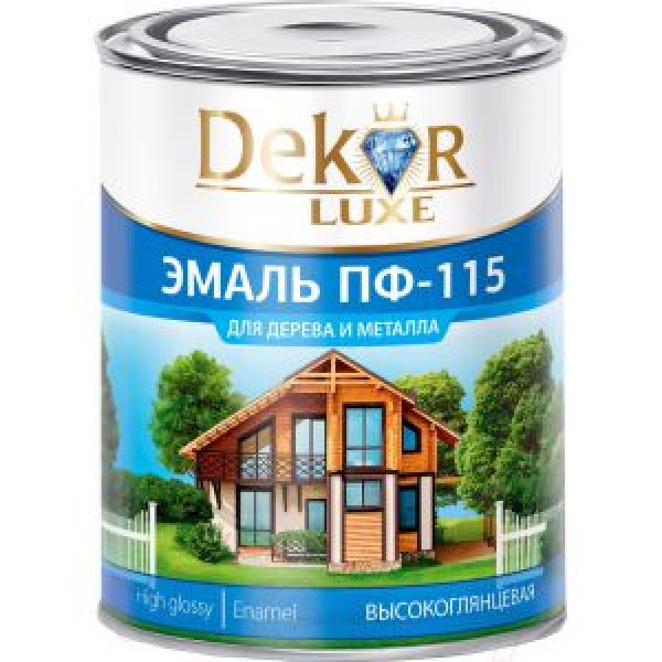 Эмаль ПФ-115 DEKOR , 1.8кг купить с доставкой