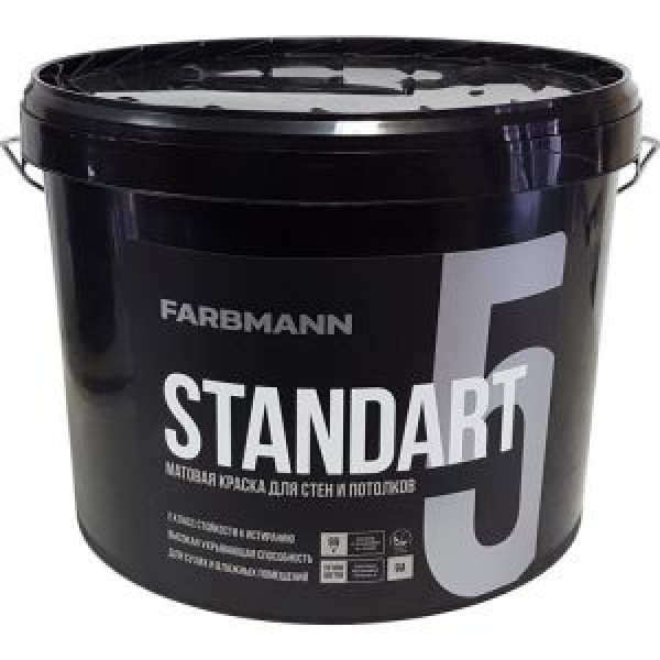 Краска Farbmann Standart 5, 9л купить с доставкой