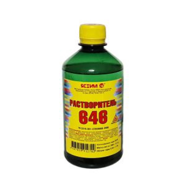 Растворитель 646 Ясхим, 0.5л купить с доставкой
