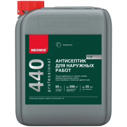 NEOMID (НЕОМИД) 440 ECO – антисептик для защиты древесины 5л